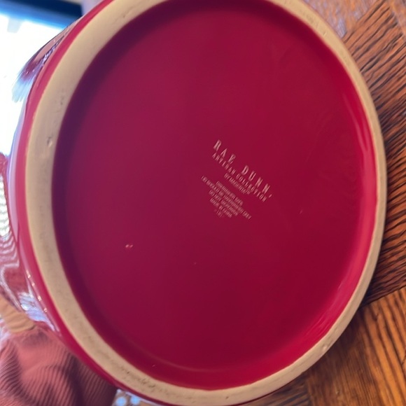 Rae Dunn Santa’s cookies jar red - Picture 5 of 5